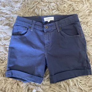 Indigo Jean Shorts
